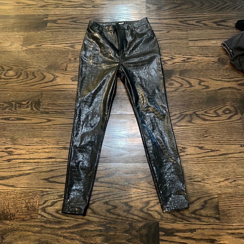 misguided leather pants